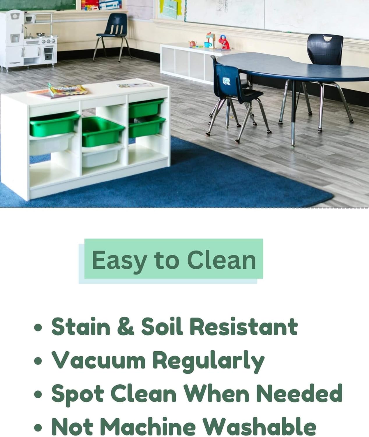 KOECKRITZ Soft and Colorful Kids Classroom Area Rugs (Passes Flammability Pill Test) Many Sizes and Bright Colors to Select from (11' Round, Froggy)