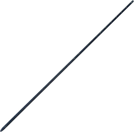 Sandbaggy Round Steel Concrete Form Stakes with Nail Holes - Rust Resistant Coating - Removable, Reusable (10, 3/4 in X 60 in)