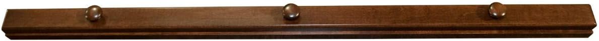RRD Quilt Hanger for Wall for Display (60") Amish Made Wooden Quilt Rack Wall Mount - Rustic Tapestry Quilt Wall Hangers (Maple Wood, Coffee Stain, 60" Long)