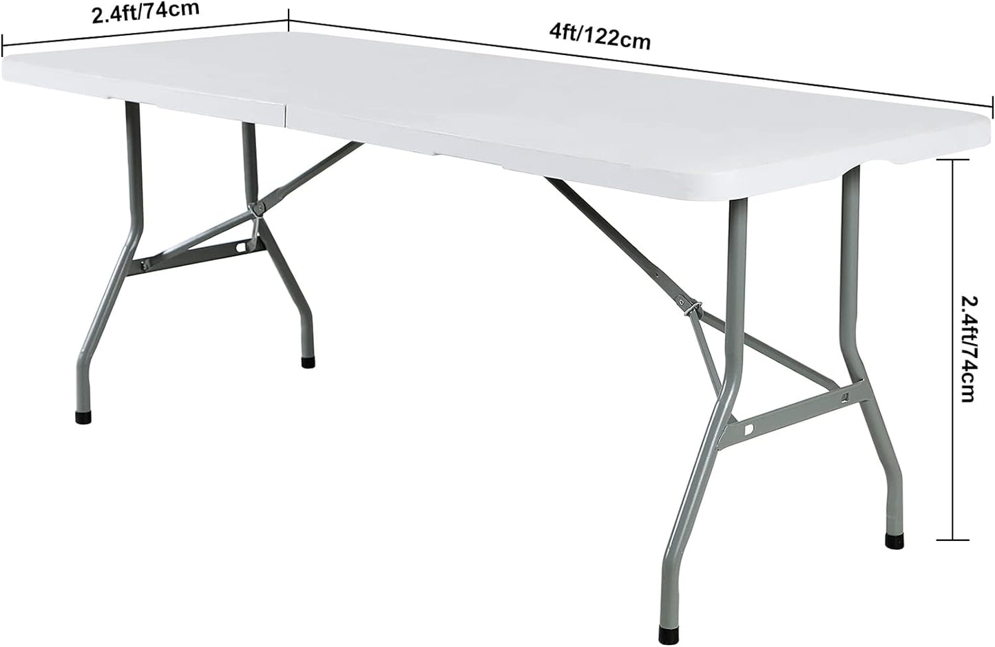 2Pack Spandex Waterproof Table Covers 4ft，Spandex 4ft Waterproof Table Cover for Party,Wedding, Banquet, and Events(Fuchsia)