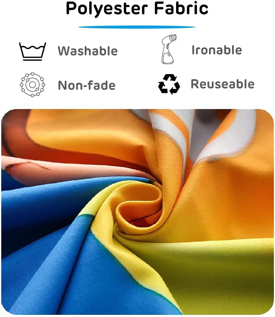 Loccor Colorful Tie Dye Tapestry Rainbow Heart Tie Dye Watercolor Wall Hanging Abstract Hippie Wall Decor LBGT Party Supplies Home Bedroom Living Room Decor W92 x H70 inches