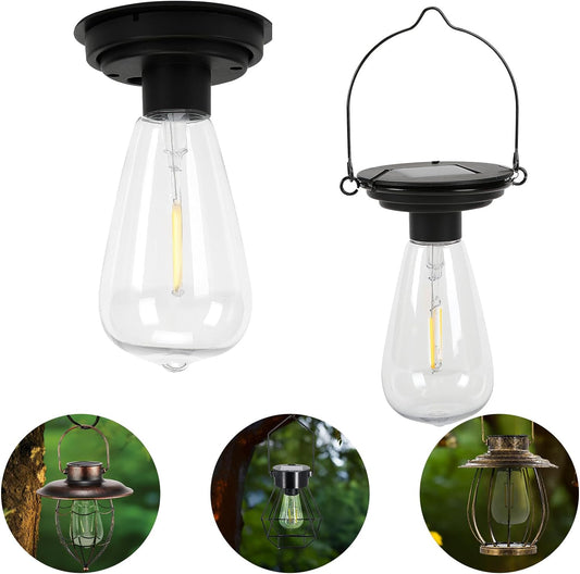 Replacement Solar Light Parts-Solar Lanterns Outdoor Waterproof Two Sizes for Versatile Switching 1 Pack They Can Serve As Accessories Or Stand Alone As Lanterns