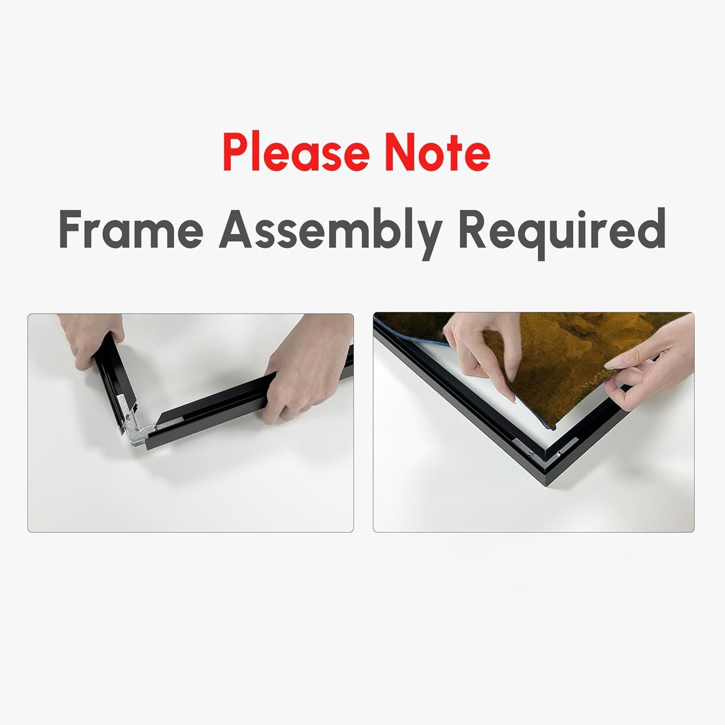 SIGNWIN 36"x46" Extra Large Framed Wall Art Moody Green Abstract Cloudscape, Minimalist Atmospheric Print for Home Living Room Bedroom Decor (Frame Assembly Required)
