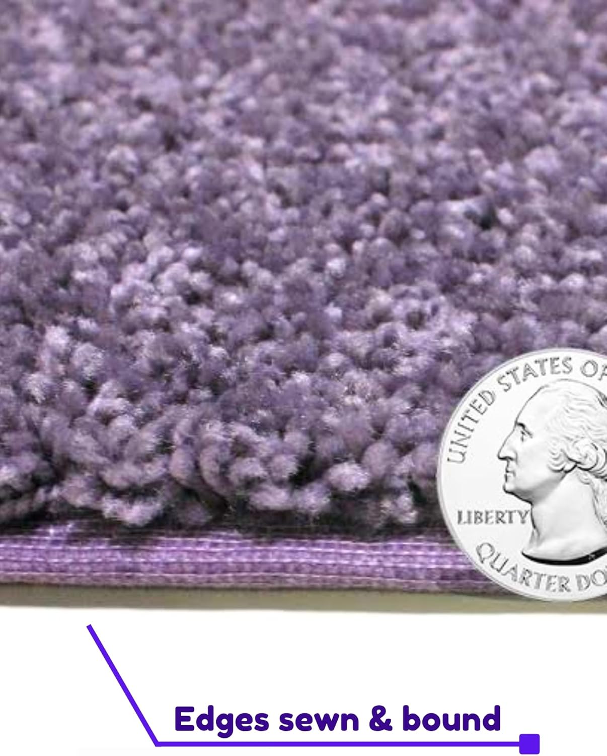 KOECKRITZ Soft and Colorful Kids Classroom Area Rugs (Passes Flammability Pill Test) Many Sizes and Bright Colors to Select from (9' Round, Lavender)
