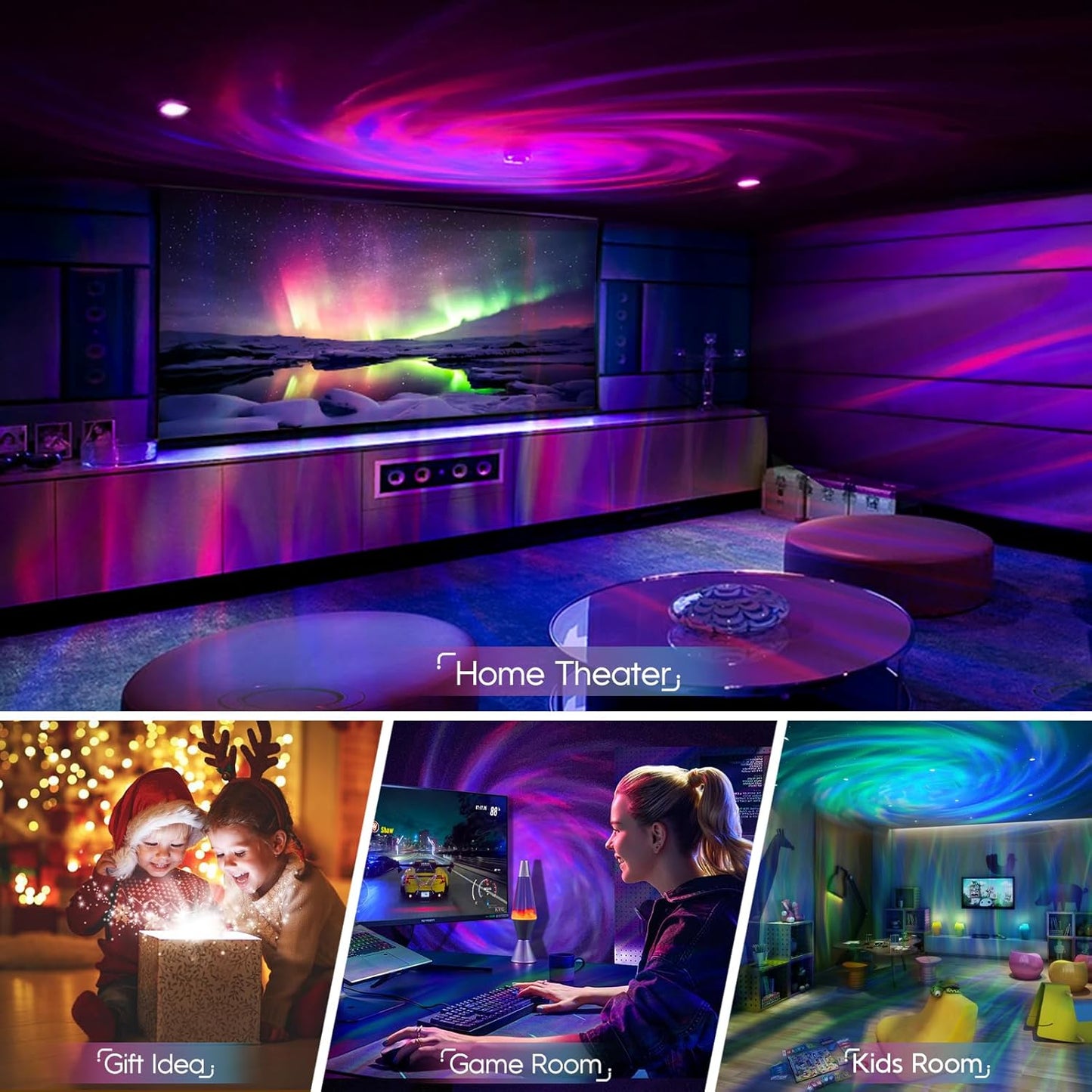 Rossetta Astronaut Projector, Space Projector Star for Bedroom, Galaxy Night Light with Timer and Remote, Kids Adults Room Decor Aesthetic, Gifts Christmas, Birthdays, White (HJ-XKD07)