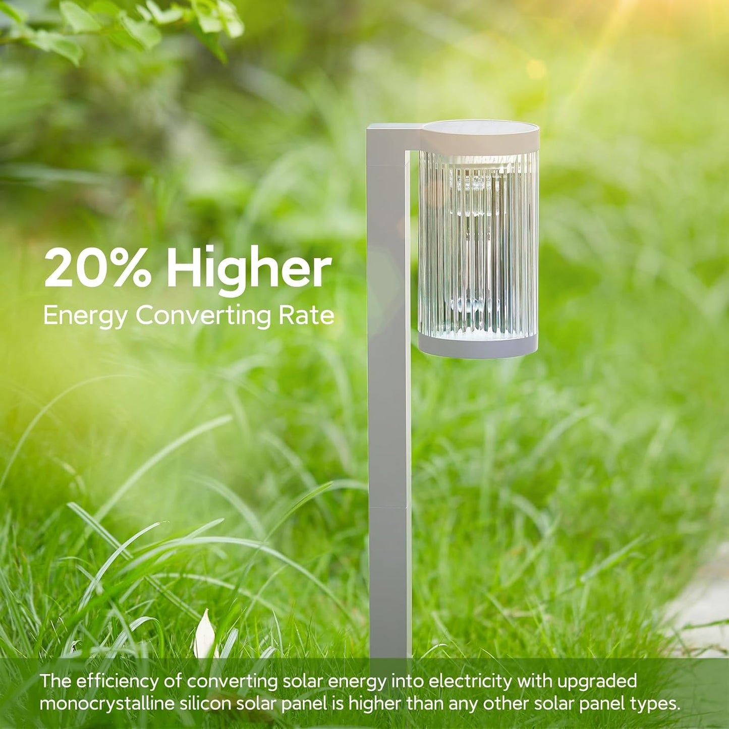 Solar Pathway Lights Outdoor, 6 Pack Upgraded Outdoor Solar Lights for Outside Super Bright Up to 12Hrs, IP65 Waterproof Solar Garden Lights for Yard Landscape Path Walkway Decoration(Cool White)
