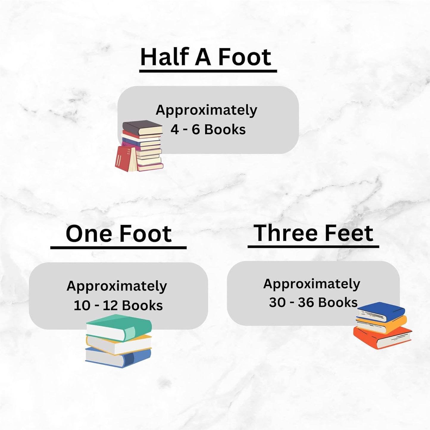Curated Decorative Books Hardcover Décor Books for Home Décor, Choose Color, Interior Design, Office, Wedding Display, Instant Library, or Staging (Black, One Foot)