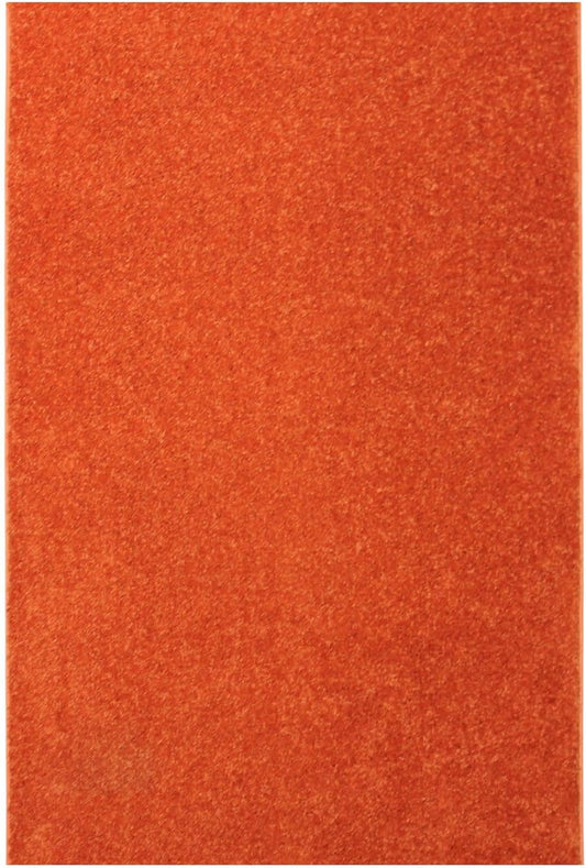 KOECKRITZ Soft and Colorful Kids Classroom Area Rugs (Passes Flammability Pill Test) Many Sizes and Bright Colors to Select from (6' x 9', Tangerine)