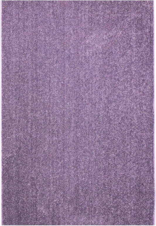KOECKRITZ Soft and Colorful Kids Classroom Area Rugs (Passes Flammability Pill Test) Many Sizes and Bright Colors to Select from (10' x 14', Lavender)