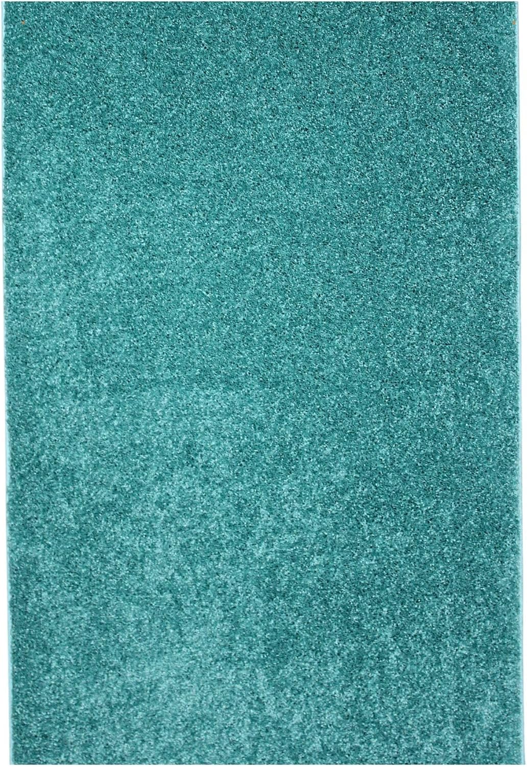 KOECKRITZ Soft and Colorful Kids Classroom Area Rugs (Passes Flammability Pill Test) Many Sizes and Bright Colors to Select from (12' x 15', Surf)