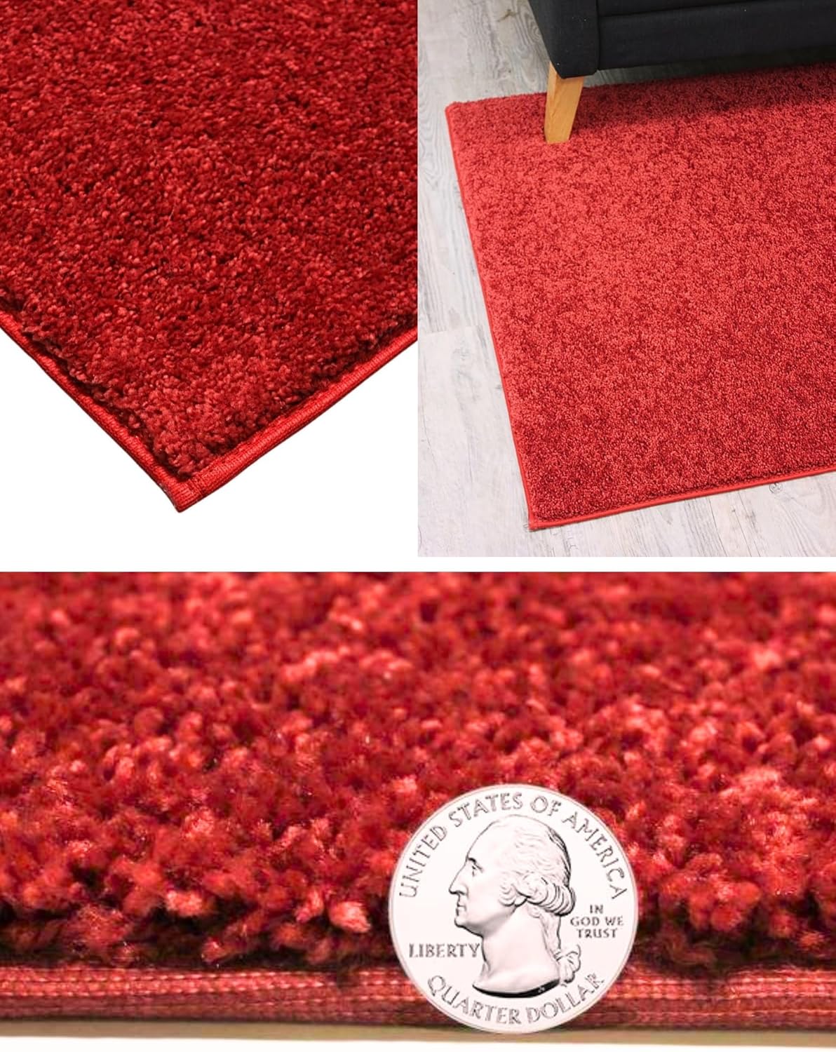 KOECKRITZ Soft and Colorful Kids Classroom Area Rugs (Passes Flammability Pill Test) Many Sizes and Bright Colors to Select from (12' x 12', Fire Engine)