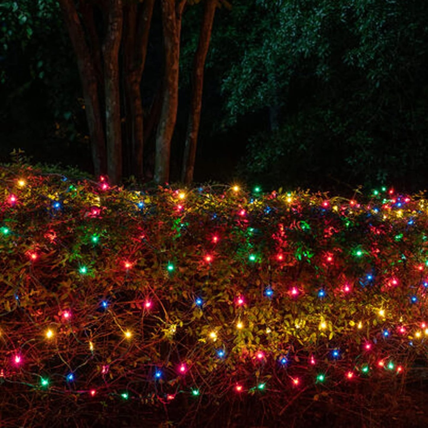 Dazzle Bright Christmas Mini String Lights, 4 Pack Total 64FT 200LED Batter Operated Waterproof Fairy Lights with 8 Modes for Xmas Indoor Outdoor Yard Garden Holiday Decorations (Multi-Colored)