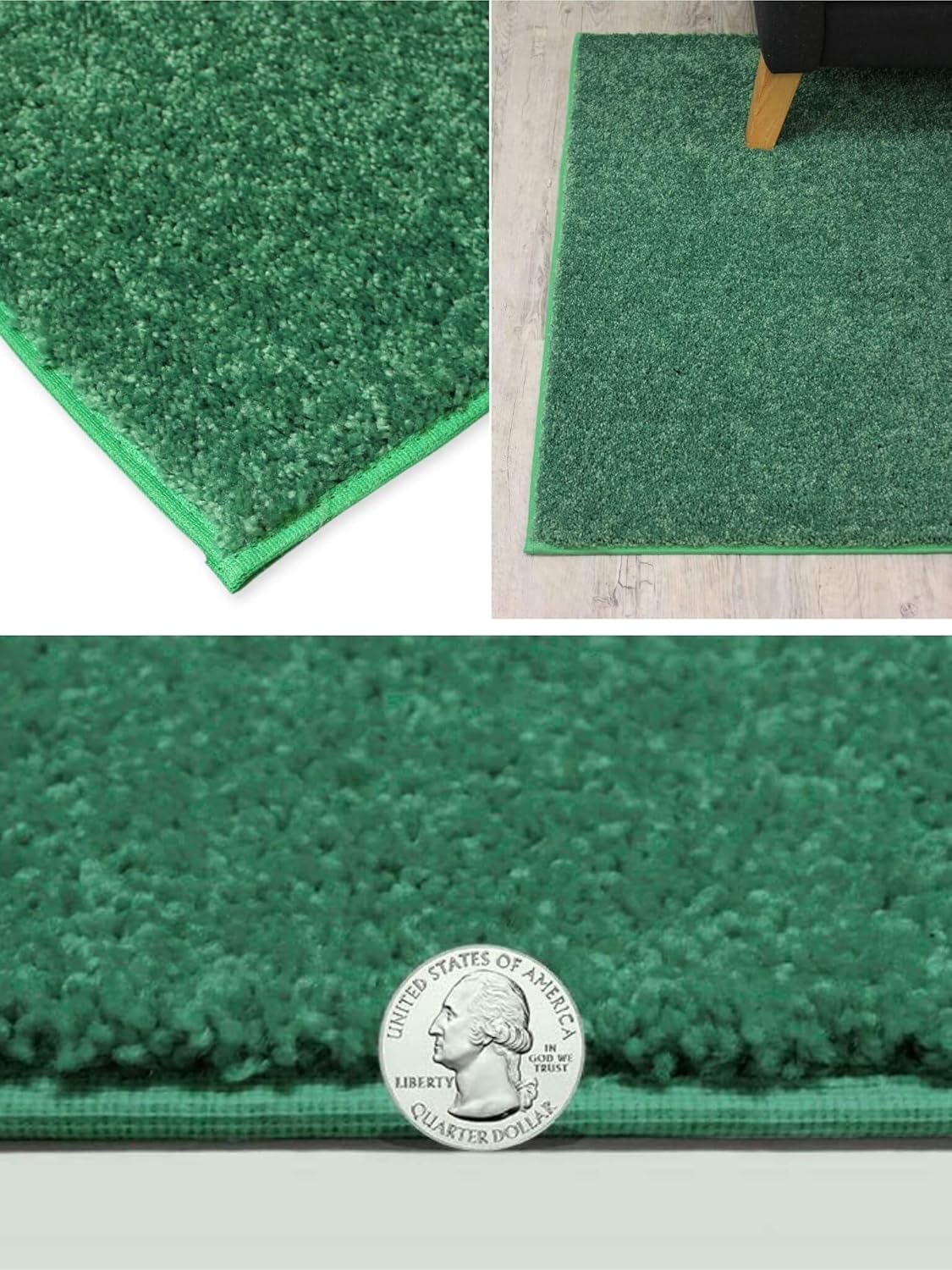 KOECKRITZ Soft and Colorful Kids Classroom Area Rugs (Passes Flammability Pill Test) Many Sizes and Bright Colors to Select from (8' x 8', Froggy)