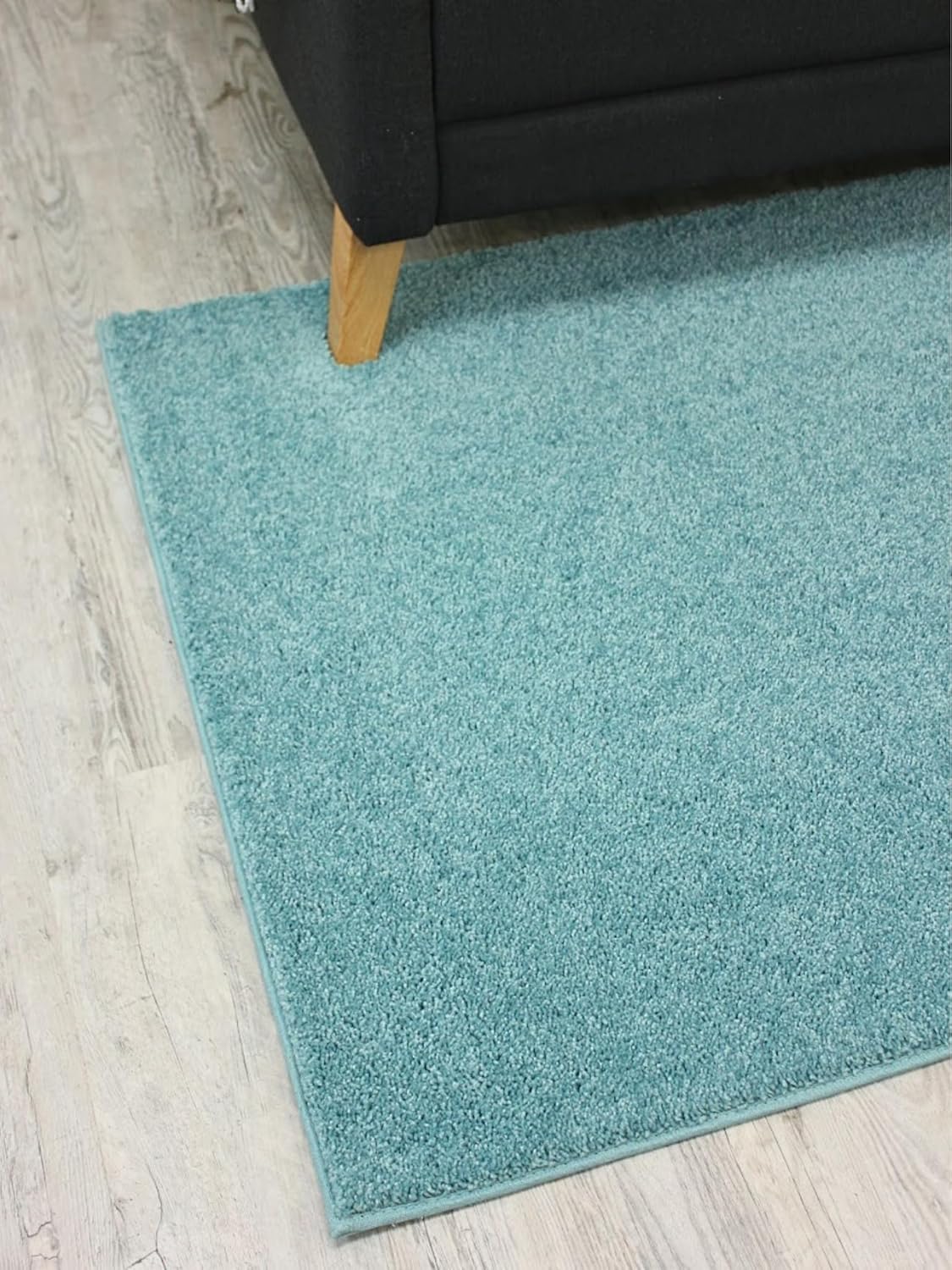 KOECKRITZ Soft and Colorful Kids Classroom Area Rugs (Passes Flammability Pill Test) Many Sizes and Bright Colors to Select from (7' x 7', Surf)