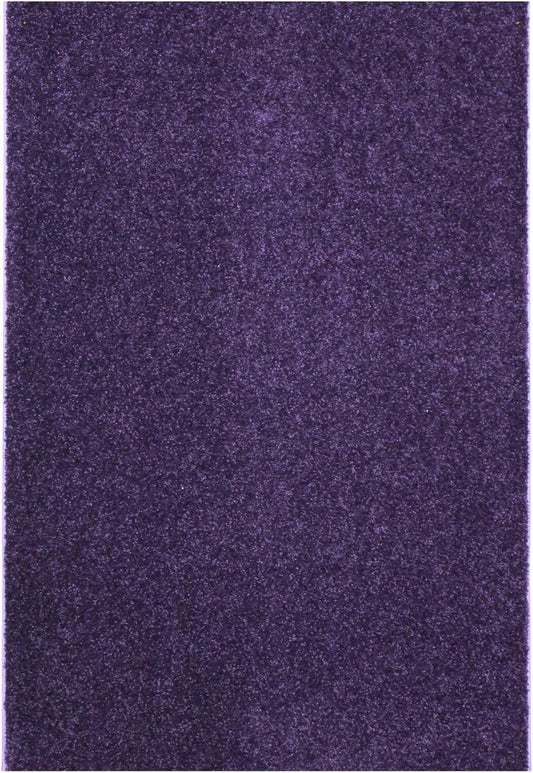 KOECKRITZ Soft and Colorful Kids Classroom Area Rugs (Passes Flammability Pill Test) Many Sizes and Bright Colors to Select from (6' x 9', Eggplant)