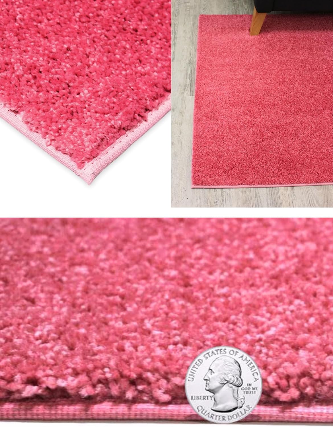 KOECKRITZ Soft and Colorful Kids Classroom Area Rugs (Passes Flammability Pill Test) Many Sizes and Bright Colors to Select from (7' Round, Glamour)