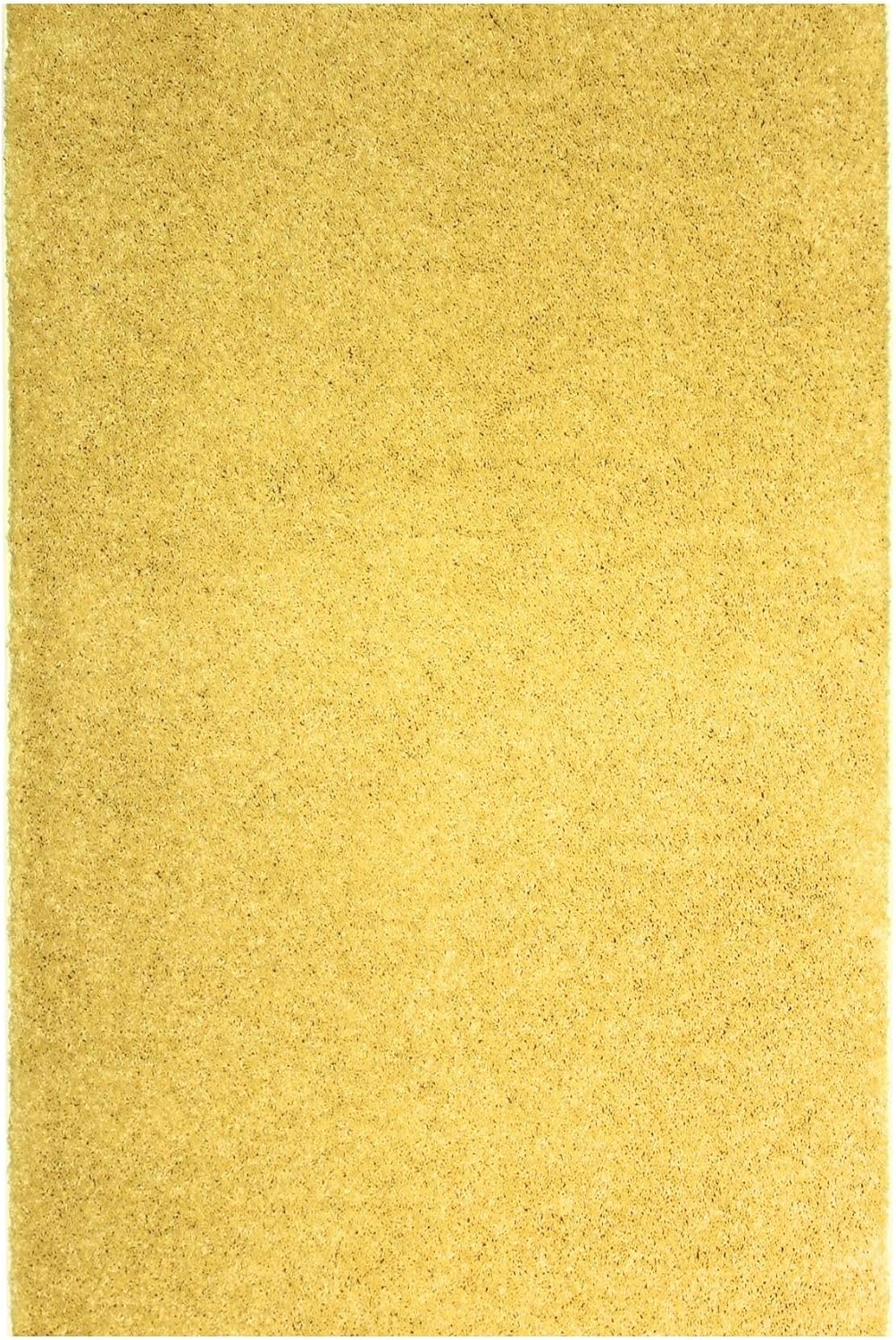 KOECKRITZ Soft and Colorful Kids Classroom Area Rugs (Passes Flammability Pill Test) Many Sizes and Bright Colors to Select from (3' x 12', Lemon)