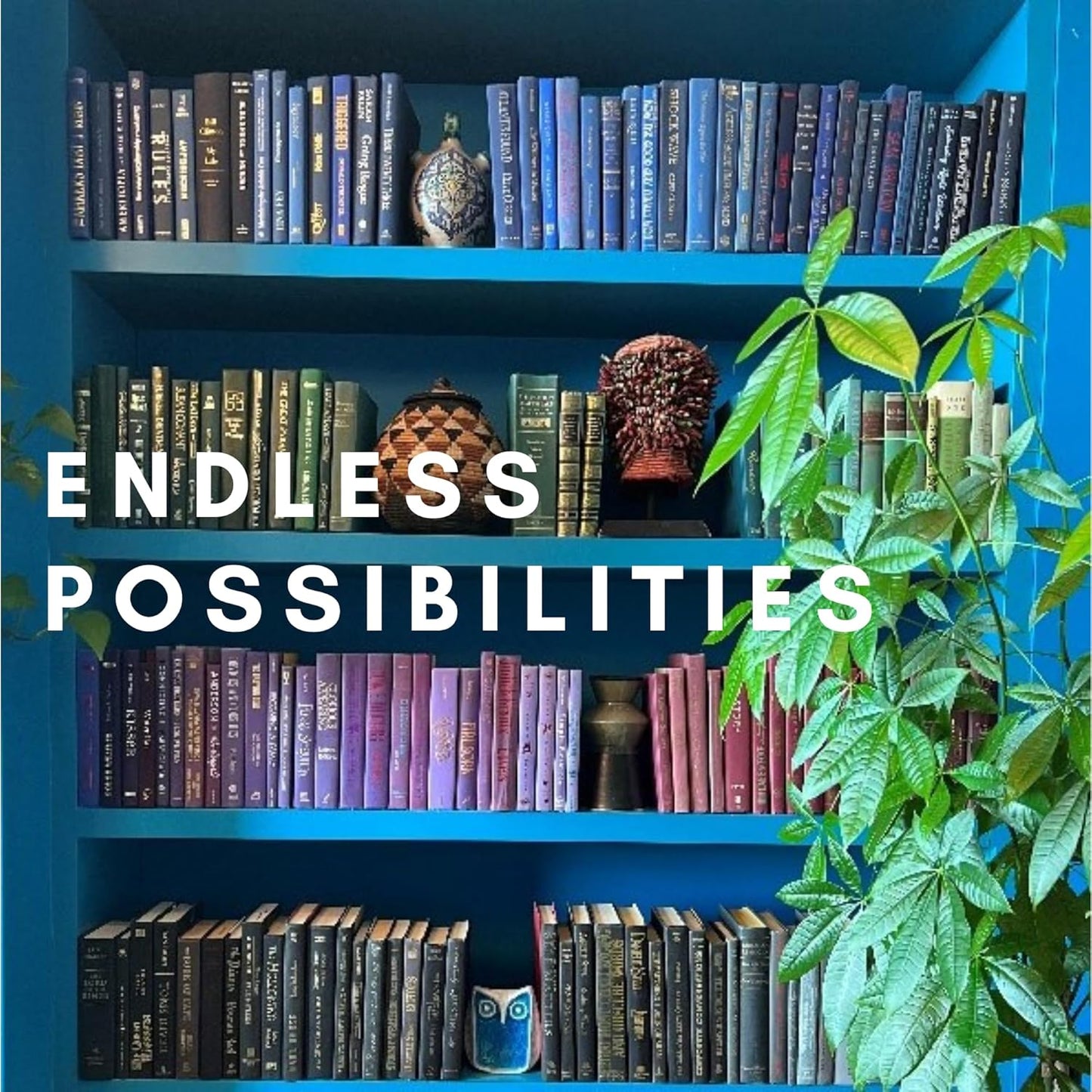 Curated Decorative Books Hardcover Décor Books for Home Décor, Choose Color, Interior Design, Office, Wedding Display, Instant Library, or Staging (Three Feet, Black)