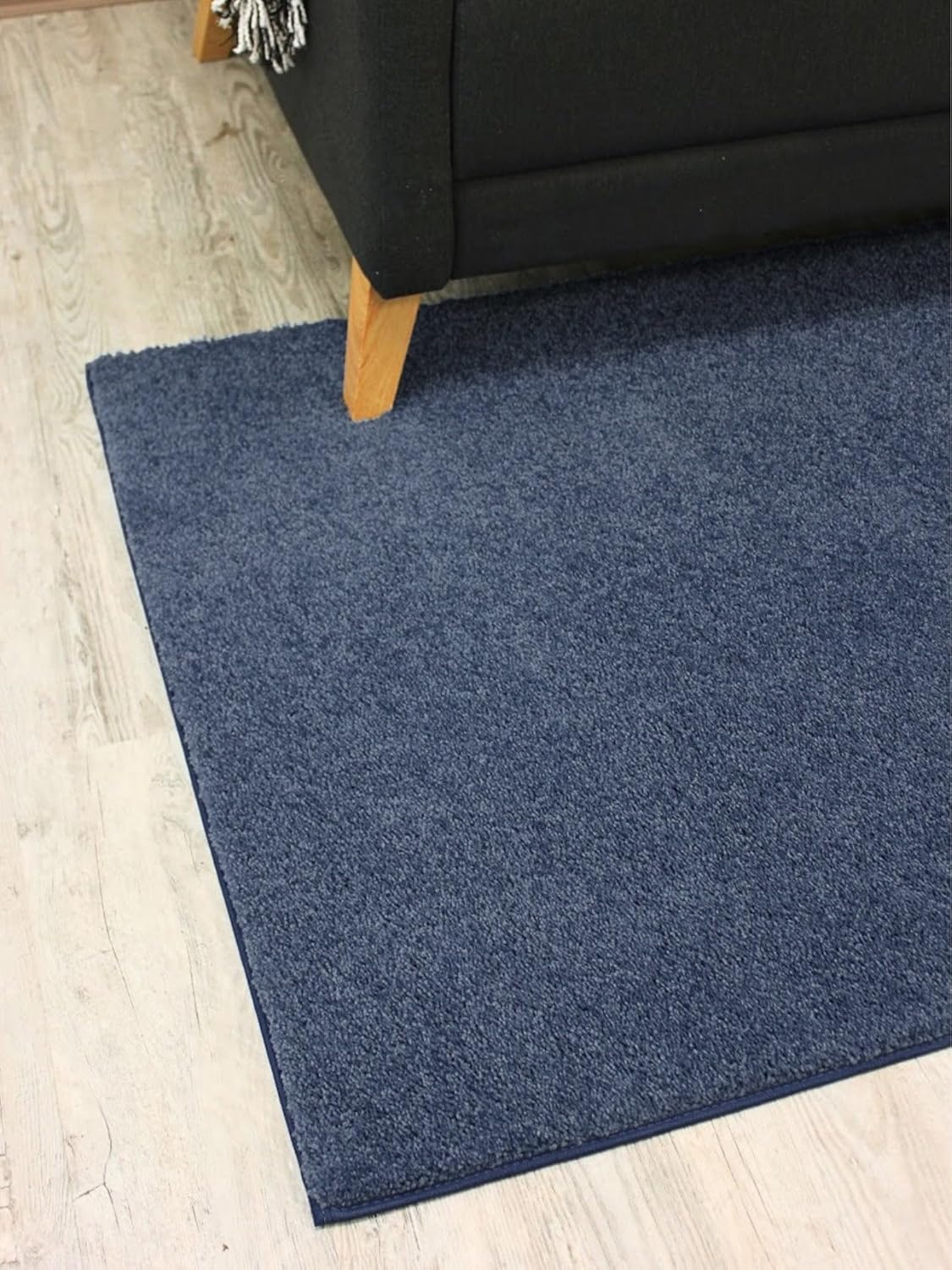 KOECKRITZ Soft and Colorful Kids Classroom Area Rugs (Passes Flammability Pill Test) Many Sizes and Bright Colors to Select from (7' x 7', Navy)